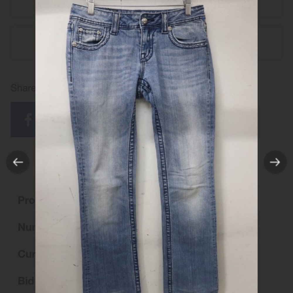 Miss ME Light Wash Boot Cut Denim Jeans

Size: 28